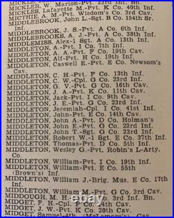 TENNESSEANS IN THE CIVIL WAR, Confederate & Union Units, 2 Vols