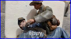 Terry Jones Moment of Mercy Civil War Scene Union Confederate Painted SIGNED