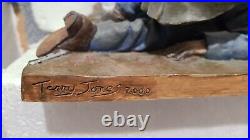 Terry Jones Moment of Mercy Civil War Scene Union Confederate Painted SIGNED