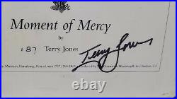 Terry Jones Moment of Mercy Civil War Scene Union Confederate Painted SIGNED