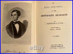 The Rise and Fall of the Confederate Government, 2 Volume Slipcase Set, J. Davis