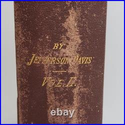 The Rise and Fall of the Confederate Government Vol 2 Jefferson Davis 1881 First