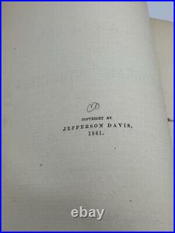 The Rise and Fall of the Confederate Government by Jefferson Davis, 1st ed, 1881