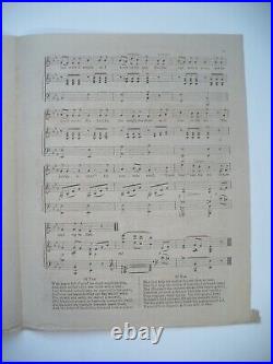 The Soldier's Grave Confederate CIVIL War Sheet Music Imprint