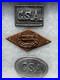 Three Confederate Civil War Breast Plates