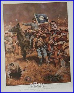 Twilight of an Army RICK REEVES Signed #235/750 Confederate Civil War Print