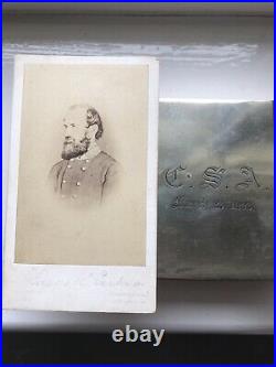 Two rare original civil war confederate generals Robert E Lee stonewall Jackson