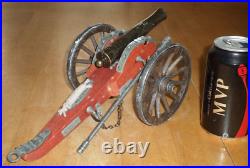 U. S. A. & C. S. A. The CIVIL War Confederate Army, 12 Long, Metal Cannon, Nib