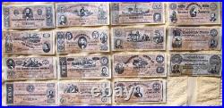 U. S. CIVIL War News Confederate States Currency. 15 Notes From 1965 Gum Packs