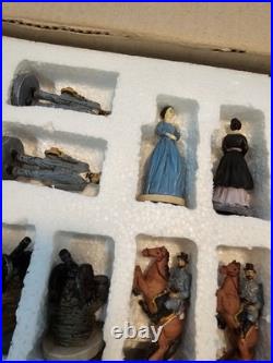 U. S. Civil War Chess Set 33 Piece Union vs Confederate North Vs. South Soldiers
