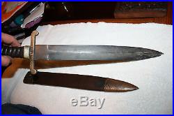 UNITED STATE CIVIL WAR SWORD KNIFE DAGGER 1862 CONFEDERATE STATES SCABBARD 20