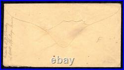 US 1863 CIVIL WAR CONFEDERATE SOLDIER COVER FRANKED SC. #12c TIED CHARLESTON S. C
