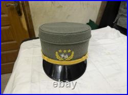US American Civil War Confederate CSN Navy Admiral Command Officer Visor Hat Cap