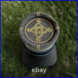 US American Civil War Confederate Infantry Captains Kepi Hat Cap (Deluxe Grade)
