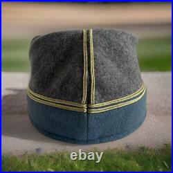US American Civil War Confederate Infantry Captains Kepi Hat Cap (Deluxe Grade)