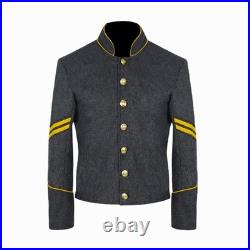 US Civil War Confederate Corporal Chevron Jacket Richmond with Yellow Stripes US Civil War Confederate Corporal Chevron Jacket Richmond with Yellow Stripes