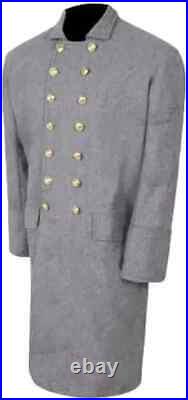 US Civil War Confederate Double Breast Frock Coat All Sizes Available