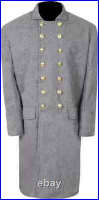 US Civil War Confederate Double Breast Frock Coat All Sizes Available