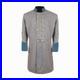 US Civil War Confederate Frock Coat Double Breast Grey With Sky Blue Cuff Collar
