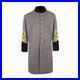 US Civil War Confederate Frock Coat Single Breast Grey With Black Cuff Collar