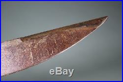 US Civil War Confederate Named Dufilho New Orleans 1861 Bowie Knife 14 Blade
