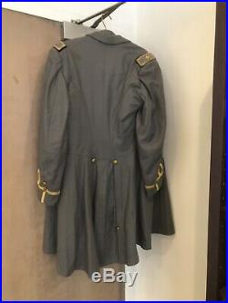 US Civil War Confederate Navy Officer 2 Coats From The Movie IRONCLADS (1992)