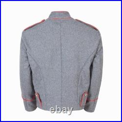 US Civil War Confederate Richmond Depot Jacket Grey Red Piping Northern Virgin