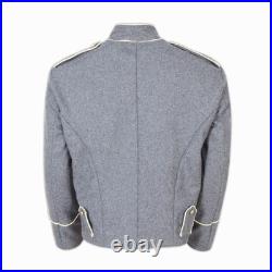 US Civil War Confederate Richmond Depot Jacket Grey White Piping Northern Virgin