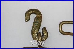 US Civil War Confederate Union Officer's Import Two Headed Snake Buckle. M171