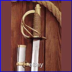 US Civil War Replica Confederate Cavalry Officer's 40 Saber Sword with Scabbard