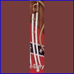 US Civil War Replica Confederate Cavalry Officer's 40 Saber Sword with Scabbard
