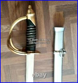 US Civil War Replica Confederate Cavalry Officer's Saber Sword With Scabbard