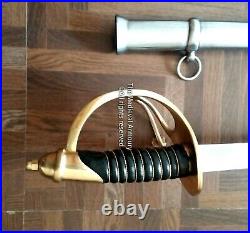 US Civil War Replica Confederate Cavalry Officer's Saber Sword With Scabbard