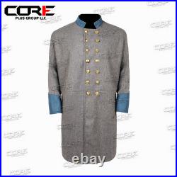US Civil war Confederate Officer's Infantry Double Breast Frock Coat All Sizes