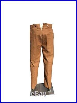US civil war confederate butternut Mounted Trousers size 34