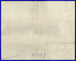 USA Civil War Letter Confederate Bennick Georgia Long Contents 105898