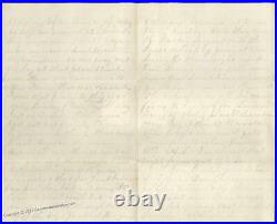 USA Civil War Letter Confederate Bennick Georgia Long Contents 105898