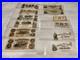 USA Confederate States Civil War Obsolete Currency Lot 12 Notes High Grade + Unc