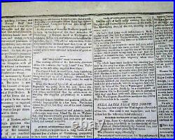 Ulysses S. Grant Finished & Robert E. Lee CONFEDERATE Civil War 1863 Newspaper