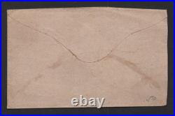 Us 1863 CIVIL War Confederate 10¢ Jefferson Scott #11 Tied On Cover