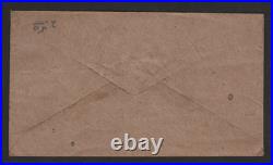 Us 1863 Confederate CIVIL War Cover Franked Sc. #12 Milky Blue To Lewis Fork N. C