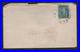 Us 1864 CIVIL War Confederate Cover Franked Scott #12 4 Clear Margins Tied