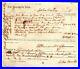 Us 1864 Confederate CIVIL War Document Payment Of $2,200 For Service