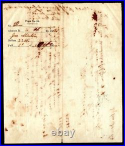 Us 1864 Confederate CIVIL War Document Payment Of $2,200 For Service