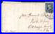 Us 1864 Confederate CIVIL War Folded Makeshift Letter Recut From Union Army