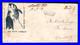 Us Canada 1861 CIVIL War Cover Lampooning Confederate President Jefferson Davis