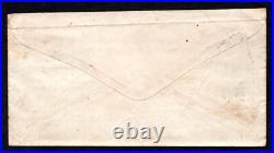 Us Canada 1861 CIVIL War Cover Lampooning Confederate President Jefferson Davis