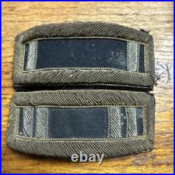 VTG Civil War Confederate Federal Gold Embroidery Captain Shoulder Straps Bars