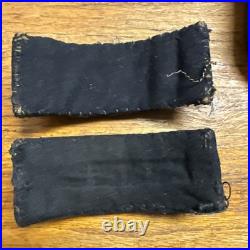 VTG Civil War Confederate Federal Gold Embroidery Captain Shoulder Straps Bars