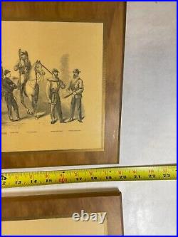 VTG Lot of 2, Framed Uniforms of Confederate Army/US Volunteers & State Militia